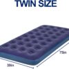 55c8e1cf52ee5a90 Twin Size Air Mattress Inflatable Bed for Camping & Home, Blow Up Sleeping Pad