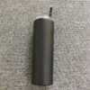 20oz Skinny Tumbler With Seal Lids Rainbow Straws Stainless Steel Thermos Bottle Double Insulated Water Cup For Travel