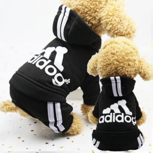 Clothes Small Adidog Winter Dog Clothing for Medium Dogs Pet Products Puppy Sweatshirt Coat Chihuahua Costume Dropship