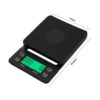 1pc Black 0.1g Coffee Dropping With Timer Digital Kitchen High Precision LCD Scale