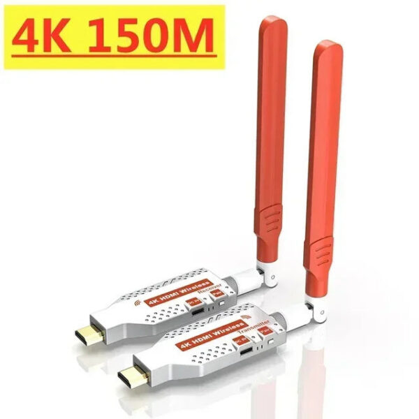4K 1080P 50M/100M/150M Wireless HDMI Video Transmitter Receiver Extender Display Adapter Dongle For TV Monitor Projector PC PS4
