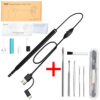 5606b7c1424d9e83 Medical In Cleaning Endoscope Spoon Mini Camera Picker Wax Removal Visual Ear Mouth Nose Otoscope Support Android PC
