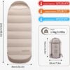 560c1ef2508be079 Naturehike Lightweight Mummy Sleeping Bag for Adults - Warm Cotton, Spliceable, Perfect for Outdoor Camping & Hiking