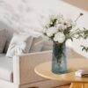 Faux Flowers in Vase,Artificial Flowers in Vase,Table Centerpieces for Dining Room,Flower Centerpieces for Tables,Fake Flowers with Vase,Kitchen Table Decor,Coffee Table Decor