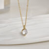 5614e795ae88955c Hot Trendy Sterling Sier AAA Zircon Choker Necklaces Simple Shiny Diamond CZ Pendants For Women Fine Jewelry Wholesale