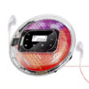 YR-90 Portable with 3.5mm Wired Headphones Small Music Player Support TF Card Digital Display Touch Button CD Walkman