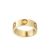 562aad0a1fe002b4 Classics Love Ring designer women 4mm 5mm 6mm ring Gold Plated With diamonds Designer for lovers Wedding rings Anniversary Jewelry gift with box