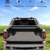 MIROZO Truck Air Mattress Bed for 6-6.5FT Full Size Short Car Beds, Inflatable Air Mattress with Air Pump for Outdoor Camping,Tent,Truck(Grey)