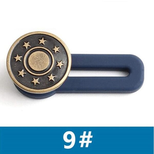 5632e730653e0c65 5pcs Metal Extender Perfect To Any Pants Free Sewing Retractable Jeans Waist Button Extended Buckles Fixing Kit