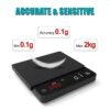 Personal Electronic For Household Italian Coffee Gram Weight Chronograph Kitchen Scale Waterproof Mini