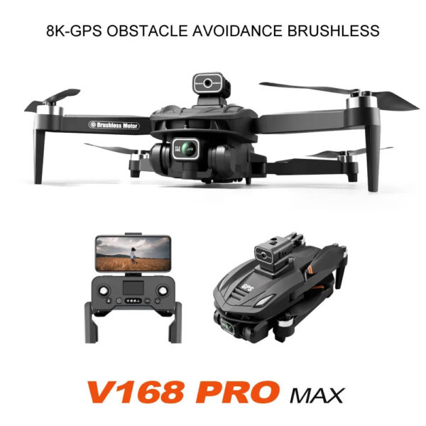 For Xiaomi V168 8K 5G GPS Professional HD Aerial Photography Dual-Camera Omnidirectional Obstacle Avoidance Drone Original