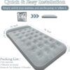 567435e639477dc9 SAYGOGO Camping Air Mattress Travel Bed Sleeping Pad - Leak Proof Inflatable Mattress with Thickened Surface Built-in Pillow Air Bed for Home Camping SUV Truck RV Tent(Updated)