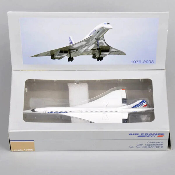 1:400 Scale Airplanes France 1976-2003 White Mini Diecast Metal Aircraft Model Gift Air plane Toys
