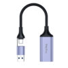 Capture Card HDMI-compatible To USB/Type-C Aluminum Alloy USB 3.0 Video Grabber 4K1080P for PC Game Live Streaming