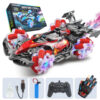 Colorful lights spray stunt racing 4WD shift 2.4G wireless gesture induction racing race remote control toy car