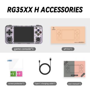 569cf21fa9cd69b7 ANBERNIC RG35XX H Handheld Game 3.5''IPS Screen HDMI Output Linux System RG35XXH Retro Video Simulator Console Kids Gift