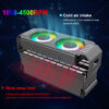 Computer RAM Memory Module Cooler PC Dual 120mm Fan ARGB Sync PWM Fans Aluminium RGB Coog Radiator for DDR4 DDR5