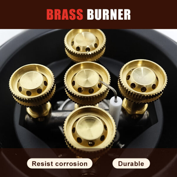 BRS-201A Portable Camping 16000W High Pressured Propane Butane Gas Burner Outdoor Emergency Stove with Piezo Ignition
