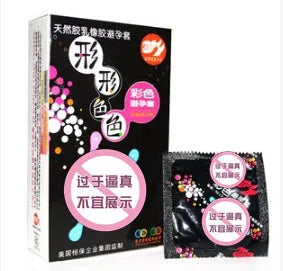 56ebc08a94d5de85 Fragrance Condoms 10PCS Large Lubrication Smooth Sex Toys Delay Ejaculation Contraception Sexshop Sensitive Condom for Men 18+