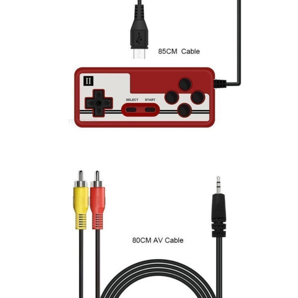 8-Bit Mini Video Built in 500 Games Retro Portable Console Handheld Player AV Output For Kids Gift Game Boy