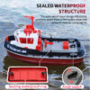 56f5c4610b4edfe1 JIKEFUN 686 Rc Boat 2.4G 1/72 Powerful Dual Motor Long Range Wireless Electric Remote Control Tugboat Model Toys for Boys Gift