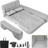 56f76ea1fee65e75 SUV Air Mattress - Thickened and Double Air Mattress Sided Flocking Travel Inflatable Car Mattress Bed with Electric Air Pump and 2 Pillows, Car Sleeping Bed for Home Outdoor and Travel