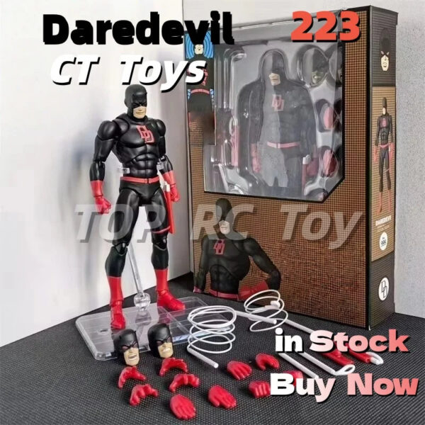 CT Daredevil Figure Mafex 223 Comic Version Shf Anime Action Figure Figurine Statue Model  Children's  Anime Toys Birthday Gifts