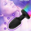 5717a5903d265d40 360° Rotation LED Anal Vibrator Men Prostate Massager Vibrating Butt Plug Dildo Adult Anus Sex Toy for Women Couple Gay