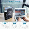 572a1338bbac3aac 3 In 1 AIr Conditioner Household Small Cooler LED Night Light Portable Humidifier Air Adjustment Office Home Fan New
