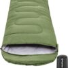 573318aefbb068d3 KingCamp Oasis Schlafsack, 3 Jahreszeiten, warm, bequem, leicht, tragbar, mit Kapuze, für drinnen und draußen, Camping, Wandern