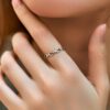 576edfed136b07bb MODIAN 925 Sterling Silver Daily Retro Lock Eternity Bands Rings Vintage Stackable Party Fine Jewelry For Women Accessories