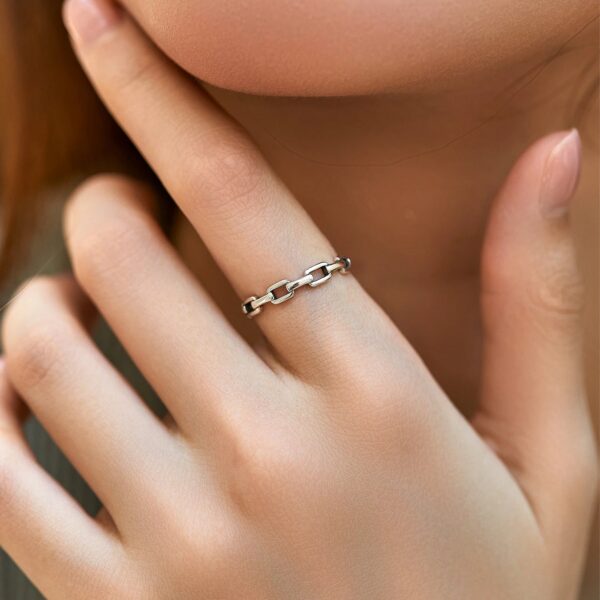 576edfed136b07bb MODIAN 925 Sterling Silver Daily Retro Lock Eternity Bands Rings Vintage Stackable Party Fine Jewelry For Women Accessories