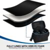1 LB Propane Tank Storage Bag with Padding, Mini Propane Cylinder Carry Case to Hold 4 Pcs Small Gas Tank, Portable 16 OZ Gas Cylinder Holder with Strap, Bag Only