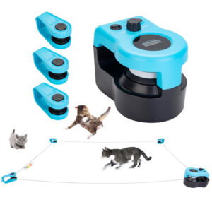 578a1e0c3ffb7d24 Toys Cats Interactive Wheel Exerciser New Cat Treadmill for Indoor Adjustable Speed Simulated Hunting Toy