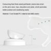 15°Elevated Cat Food Bowls with Silicone Pet Mat, Double Raised Cat Transparent Plastic Bowl with Stand, Stress-Free Suit for Cats and Small Dogs, Anti Vomiting cat Bowl, Cute Cat Face Bowl