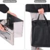 REDCAMP Faltbarer Campingofen mit 3-stufigem Grill, Mini Edelstahlofen zum Backen, Grillen, Outdoor Kochen