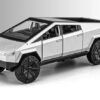 57b05b12e1f052b6 1:36 Tesla Cybertruck Alloy Car Model Diecasts Vehicles s Sound Light Pickup Truck Kid Children Christmas Gift Boy Toy