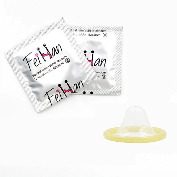 57b5e544ff8ceaf2 Smooth Natural Latex Condom Ultra Thin Condoms Sex Tools Penis Sleeve for Men Contraception Sex Product Condones 100/50/30/10Pcs