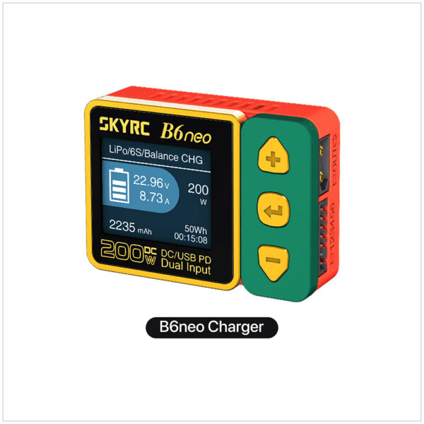 SkyRC B6 neo Smart DC 200W PD 80W LiPo Battery Balance SK-100198 Compact 6S Charger Discharger