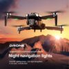 57c19409463e04f6 8K Drone M8 Aerial Photography Quadcopter Remote-controlled Helicopter Maintains Obstacle Avoidance Altitude and a Range of 5000