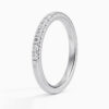 57e1c38d105f7dd8 Test Passed Moissanite Matching Wedding Diamond Band for Women Sterling Sier Female Crown Single Tail Ring