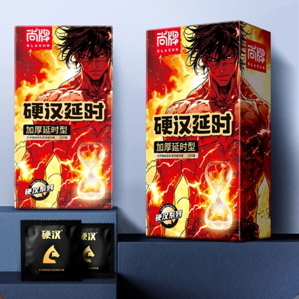 57ed5179f17b6b2d Strong Man Long Lasting Condoms For Men 7mm 7 Times Thick Condom Reduce Sensitive Delayed Ejaculation Penis Cock Sleeve Sex Toys