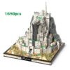 57f38966902aaf2f The Rings Minas White City Tirith Street View Assembly Model Building Block Movie Scene Architecture Puzzle Toys For Boys Gifts