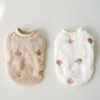 Winter Pet Clothes Cute Bear Warm Fleece Dogs Sweatshirt For Puppy Small Medium Dog Clothing Jacket French Bulldog Chihuahua