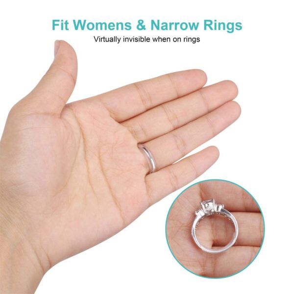 57fb2436e0a3a5c9 Invisible Size for Loose Rings Adjuster Fit Any Rings, Assorted Sizes of Ring Sizer