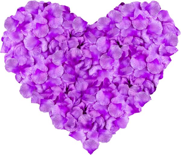 1000 Pcs Artificial Silk Rose Petals Decoration Wedding Party Turquoise Blue