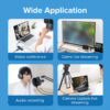 Llano 2 In 1 Video 4K 1080P 60FPS, HDMI to USB 3.0 /Type-C Input Loopout Capture Card for Streaming Work
