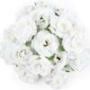 Kesoto 50pcs Black Roses Artificial Flowers Bulk, 1.6 Inch Small Silk Fake Roses Flower Heads for Decoration, Crafts, Wedding Halloween Party Home Decor