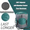 Frelaxy Compression Sack, Ultralight Sleeping Bag Stuff Sack, 40% More Storage! 11L/18L/30L/45L/52L, Compression Stuff Sack - Space Saving Gear for Camping, Hiking, Backpacking