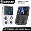 584bc42cf1a24003 Anbernic RG353V RG353VS 64 128 256 G Touch Screen Handheld Players Android 11 LINUX Dual System Portable Video Game Console